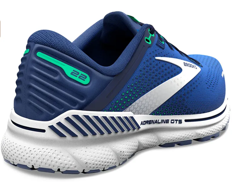 Brooks Men's Adrenaline GTS 22 - Surf the Web/Blue/Irish Green-3